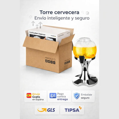 Dispensador de cerveza con espuma perfecta en segundos